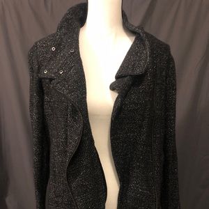 LOFT Marled Moto Jacket
